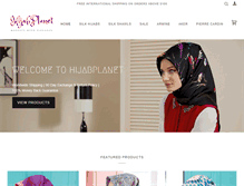 Tablet Screenshot of hijabplanet.com